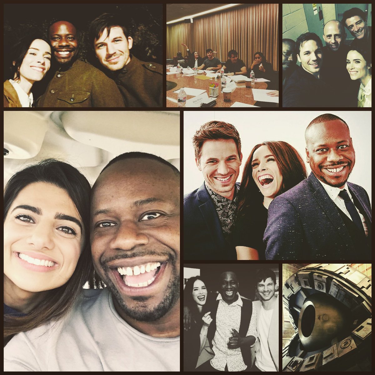 HAPPY THANKSGIVING EVERYONE!! I am incredibly #thankful for our amazing #Timeless family!!! I love you guys so much and thank you so much for sharing your talent with us fans! #TimeTeam  #nbc #bts
@nbctimeless @abigailspencer @mattlanter @verbalberappin @claudiadoumit @sakinajaff
