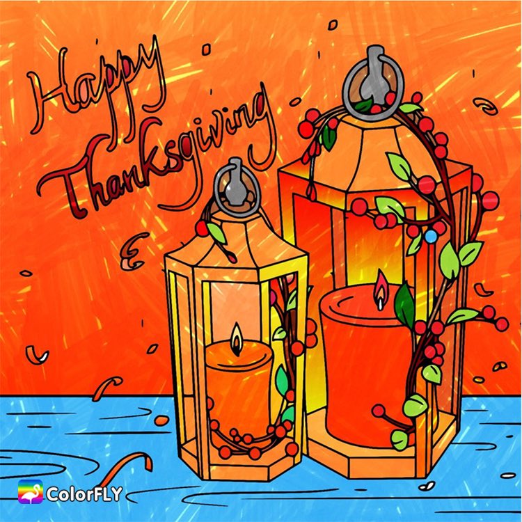 ColorflyApp's tweet photo. πWish you all have a #happy #ThanksgivingDay π
#coloringbook #today #withlove #instapict #colorfly #colorflyapp #mypassion #artbeauty #arttherapy #culture #goodday #timetorelax #relaxtherapy #fun #cute #learn #obsessionfordrawing #drawing #love #creativelycoloring https://t.co/ON7n3pfKcO