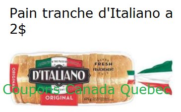 CouponsCanadaQc's tweet image. #Pain tranche #dItaliano a 2$
#RABAIS #SPECIAL
Details dans la page, suivez le lien
couponscanadaquebec.com/megas-rabais