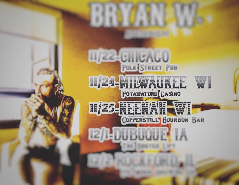 Wisconsin LIVE this weekend
Come on out! #bryanwmusic #wisconsin