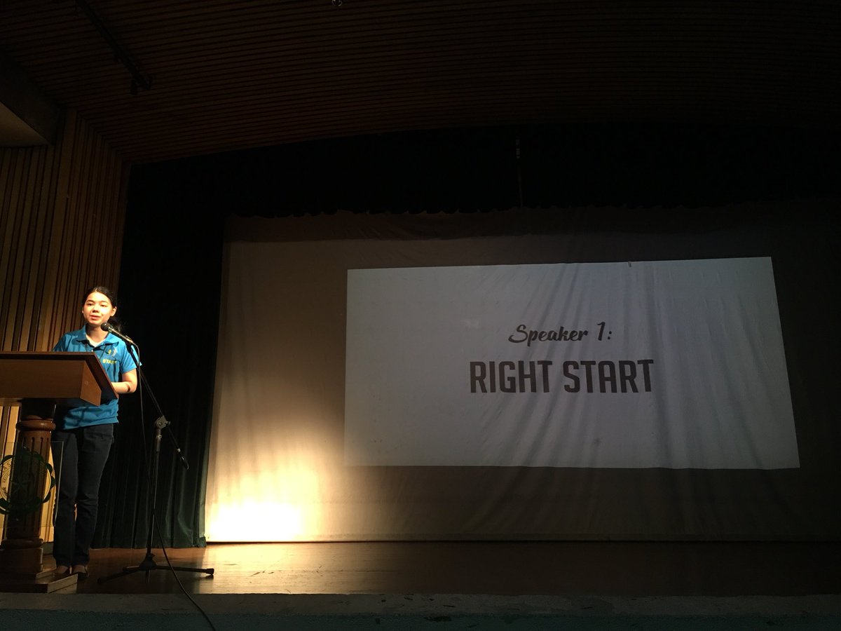 CGEdlsu's tweet photo. HAPPENING NOW: Right Start speaker Ms. Phoebe Co shares her story on why she chose Right Start https://t.co/ttiyVuLyF7