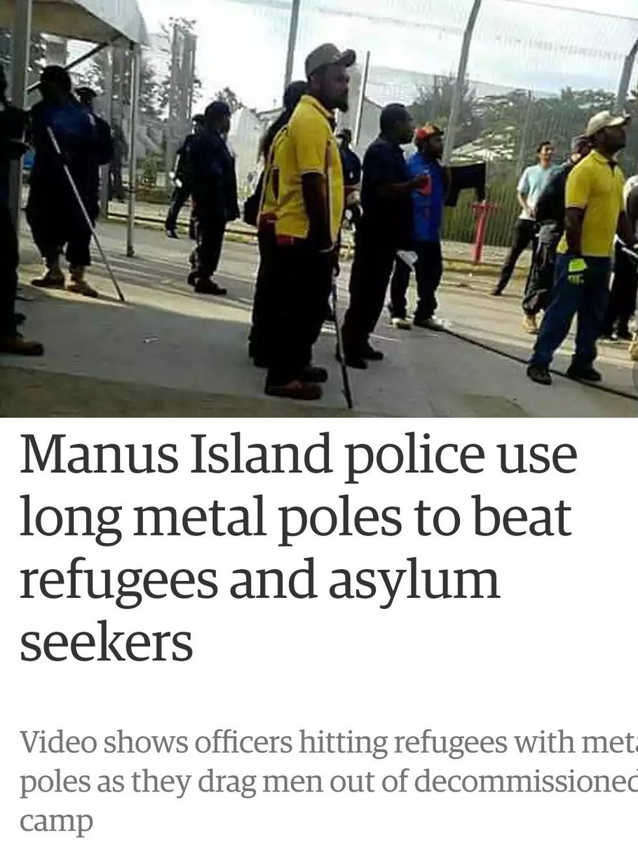 Deeply disturbing to see this Guardian headline while on #kaldor17 lunch break. #Manus
