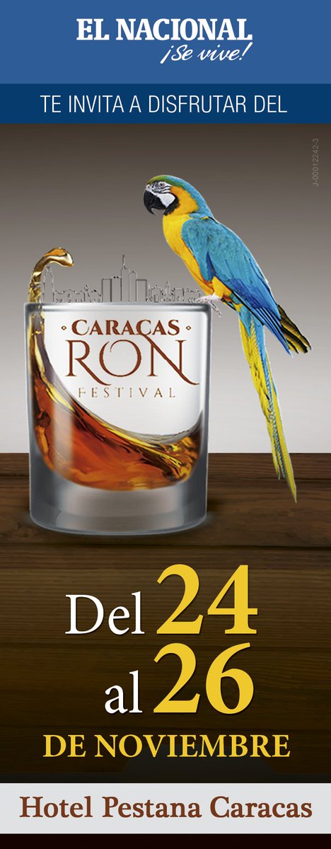 ElNacionalWeb's tweet photo. En #ENSeVive y @CcsRonFestival  te invitamos a disfrutar el 2do festival del Ron en Caracas. Desde el #24Nov al #26Nov https://t.co/oo8P7MOwJU