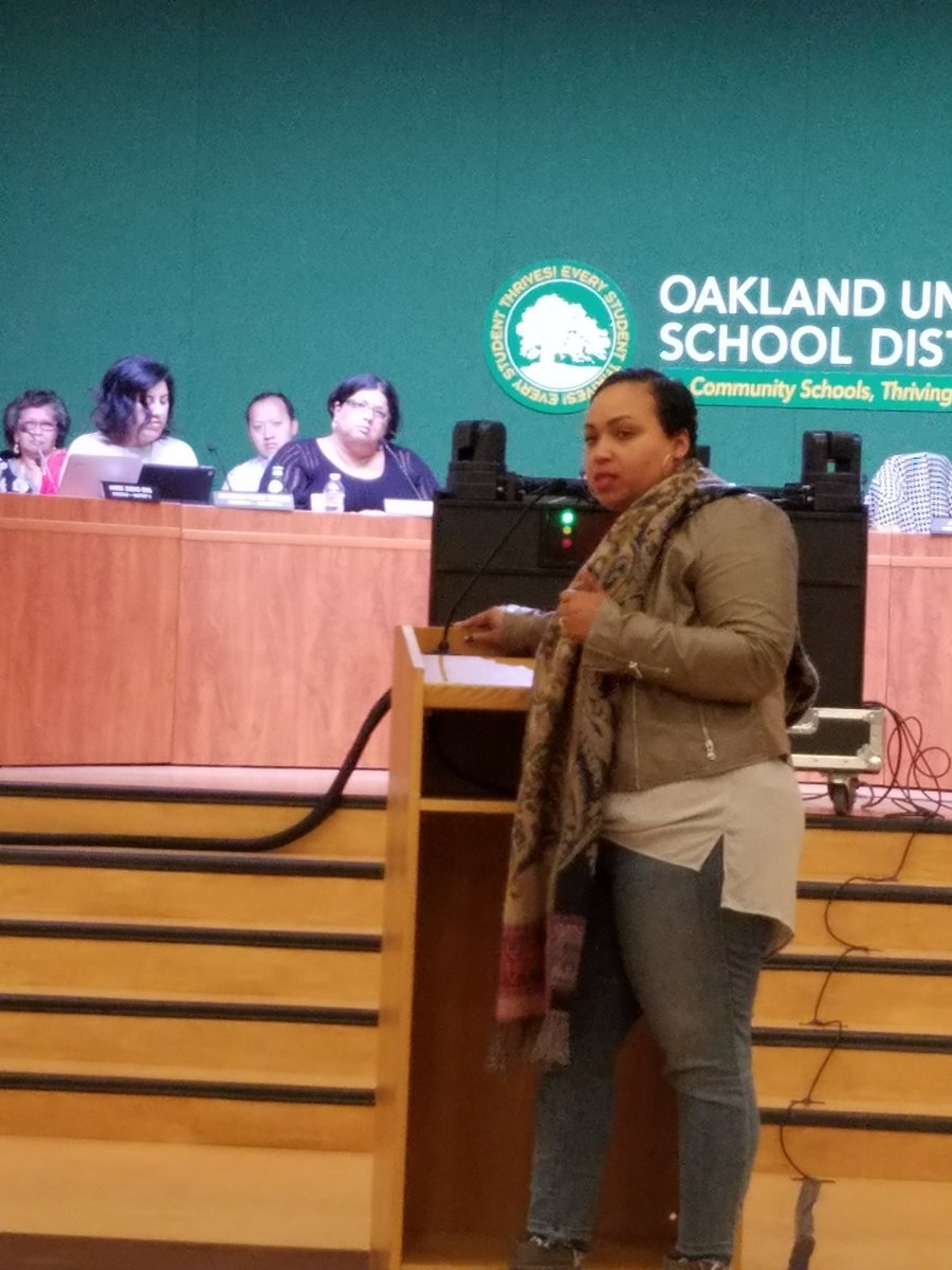 TheGoodKimDavis's tweet photo. - @FremontTigers grad and @OaklandEA educator concerned about who @EFCPS will NOT be serving #j4os #iamousd https://t.co/wipxDtKOMr