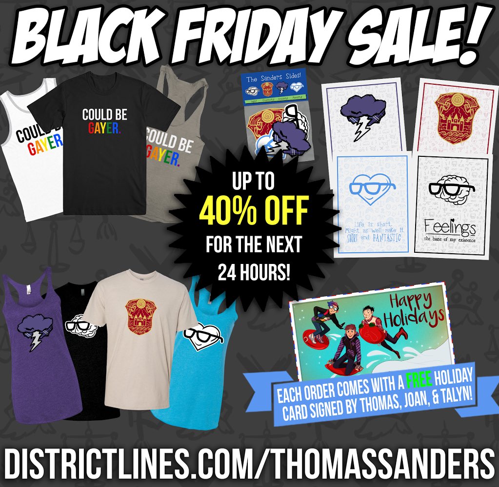 Thomas Sanders on Twitter "Hey guys! Happy Black Friday! All
