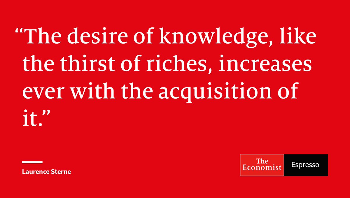 nishchintsatam's tweet photo. From The Economist Espresso: Quote of the day https://t.co/nLZUwmOdTj https://t.co/tqSkgZUMrZ