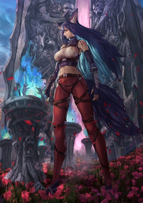 「地獄の門番」
来るものは拒まないが去るものは追う。ケルベロス三姉妹の長女。ジッサイツヨイ! 