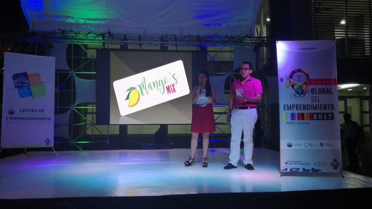 CIEUnimagdalena's tweet photo. #CIEUnimagdalena | Procesadora de Frutos del Magdalena presenta #MangoMix en el #DemoStartUpShow @unimagdalena @GEWColombia #SGE2017 #CIEEmprende https://t.co/N9BuEo1Wcn