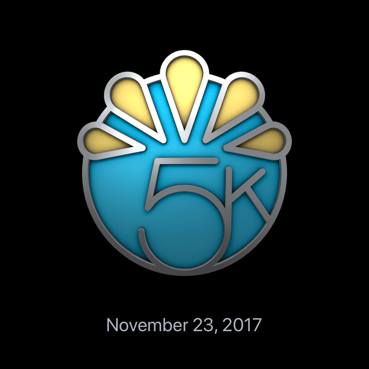 DzmitryTsumarau's tweet photo. To celebrate Thanksgiving Day, I earned this special award by doing a 5K with my #AppleWatch. Yes, I’m totally weird celebrating Thanksgiving like that... https://t.co/alonhY7sor