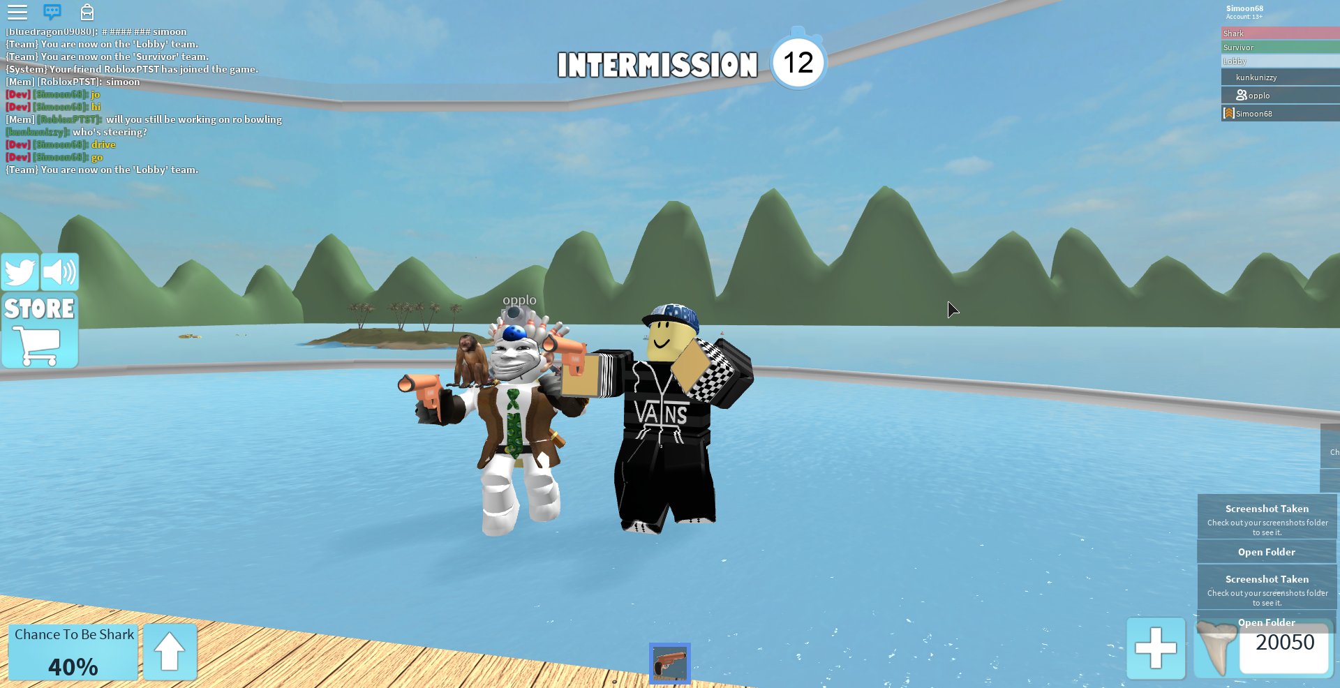 Simon On Twitter A Largely Requested Update Is Hitting Tomorrow R15 Animations Along With A Smoother Cooler Looking Shark Oh And Also Collision Groups Thanks To Rblxopplo So You Can Drive - roblox adventures robowling bowling in roblox
