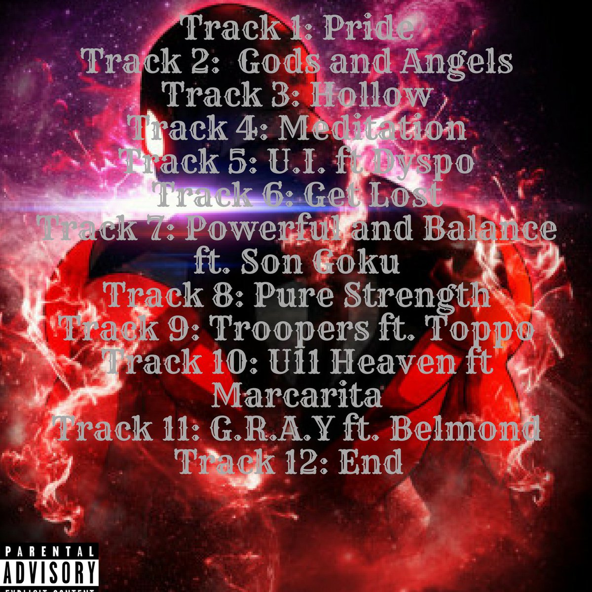 lNFALLlBIE's tweet image. JIREN'S 1ST STUDIO ALBUM "STRONGEST MORTAL" AVAILABLE ON GOOGLE PLAY AND iTunes WITH TRACKS FEATURING DYSPO, MARCARITA, BELMOND, TOPPO, AND SON GOKU!

HIT TRACKS LIKE "PRIDE" "U11 HEAVEN" "G.R.A.Y" AND "POWERFUL AND BALANCE"!!!

(I love making these. Send me another character.)