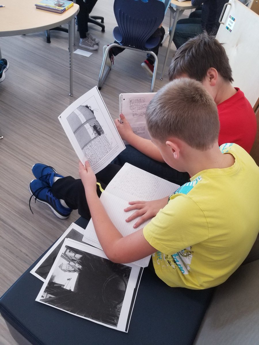jill_paulsen09's tweet photo. 5P sharing Chris Van Allsburg writing with 4M again! @lakevistaschool #relationships #pssdmpsc #harrisburdick #twobadants https://t.co/oWxjrIKUVl