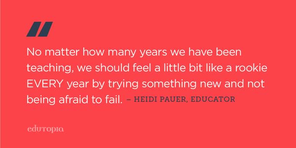 DavidGeurin's tweet image. You can&apos;t do the same things again and again and expect different results. Don&apos;t get stuck in old patterns and become satisfied with how things are. Keep taking risks to pursue greatness! #edchat #FutureDriven