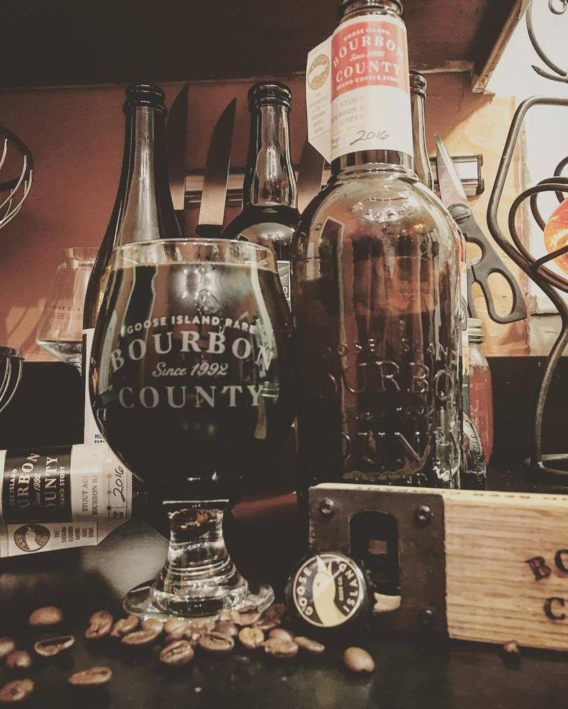 dewaddle's tweet photo. All of the coffee. @gooseisland Bourbon County Brand Coffee Stout #craftbeer #beerstagram #beertography #properglassware #bcbcs #bcbcs2016 #bourboncountybrandcoffeestout #bourboncountbrandcoffeestout2016 #properopener #properglassware https://t.co/BmJRxMzoqJ https://t.co/4xZwx4mAqu
