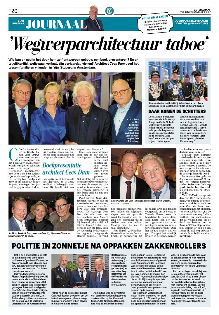 willem_kool's tweet photo. Daar komen de #schutters
https://t.co/cC7siiHuTa | #Politie in zonnetje na oppakken #zakkenrollers
https://t.co/89bFJPJ2fo | ’#Wegwerparchitectuur #taboe’
https://t.co/YsgdJn7504 | @telegraaf @stanhuygens https://t.co/bEJj0yf9uZ