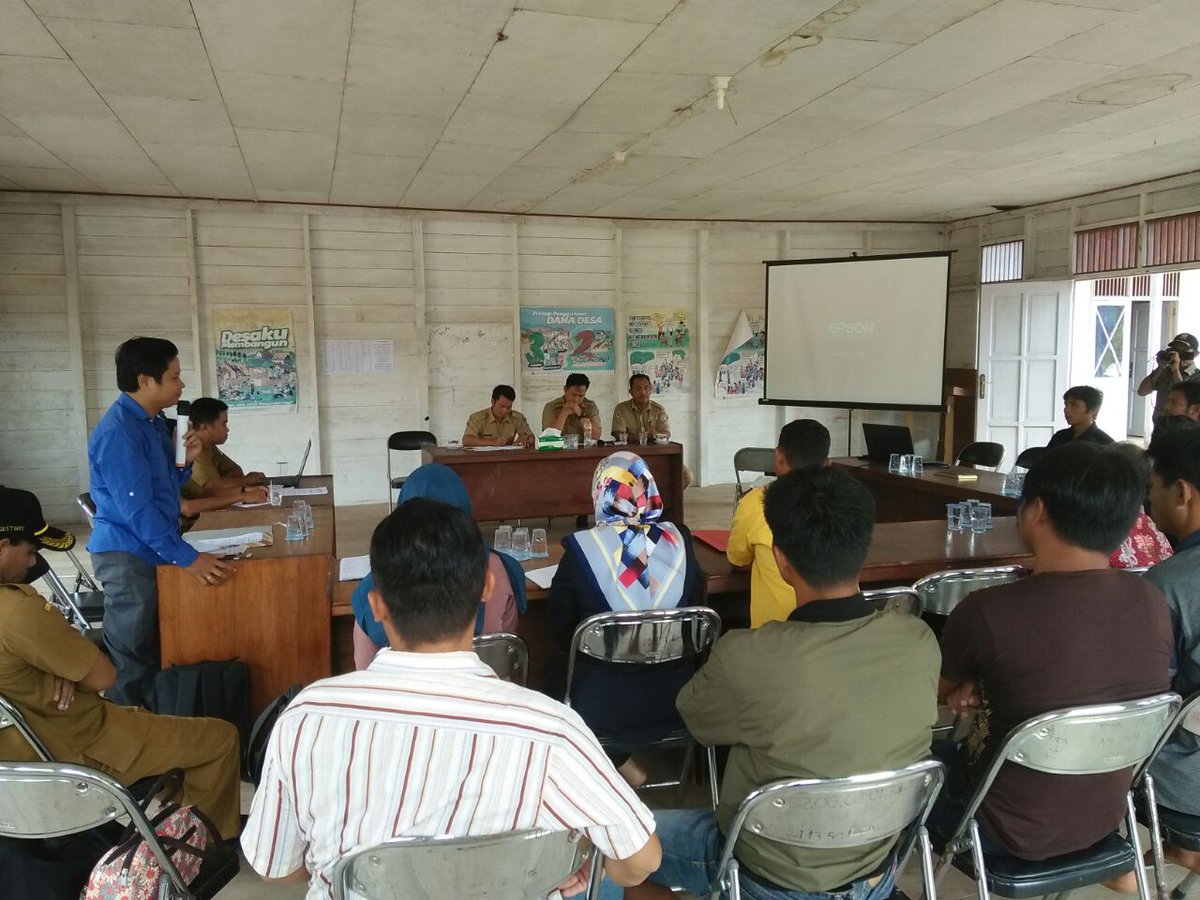 Rapat persiapan penyusunan APBDes Tumbang Olong II, Kec. Uut Murung