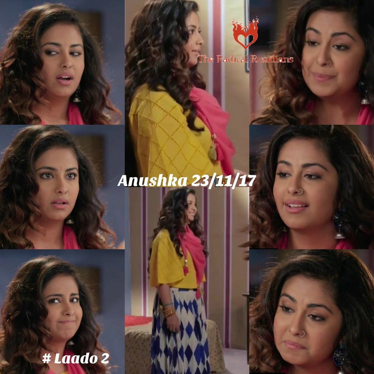#Anushka #jhanvi 23/11/17 episode 14 #Laado2 Veerpurkemardani  <a href="/avika_n_joy/">Avika Gor</a>  <a href="/Palak_786/">Palak Jain Mehta</a>  # Colorstv  9:30 pm.Mon-Fri