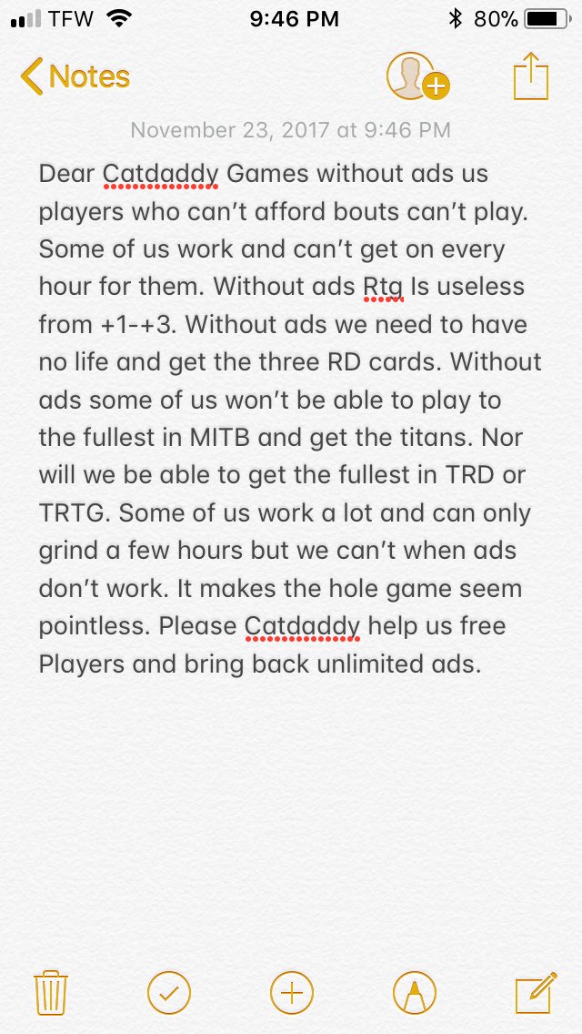 SegaMrNintendo's tweet photo. @WWESuperCard @BadLadDad @TomSharpyYT @superzomgbbq #wwesupercard #bringbackads https://t.co/jGw8towx59