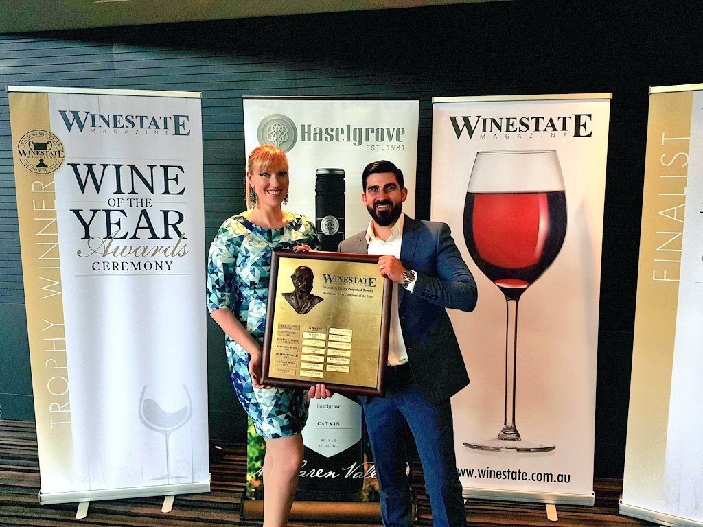 WISAInc's tweet photo. Congratulations to @HaselgroveWines for winning Wine Company of the Year at @WinestateEd Magazine Wine of the Year Awards. #wine #wineaward #mclarenvale #haselgrove #award #winebiz #winenews https://t.co/PADkUGw3DP