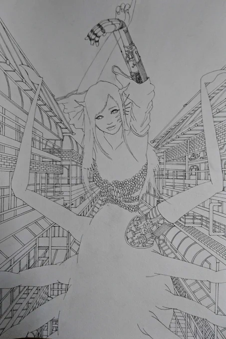 下書き完成しました!
#ポストカード 
#絵描きさんと繋がりたい 
#絵描きの輪 
#絵描き人 
#創作クラスタさんと繋がりたい 
#創作の狼煙 
#イラスト 
#イラスト好きな人と繋がりたい 
#イラスト王国 