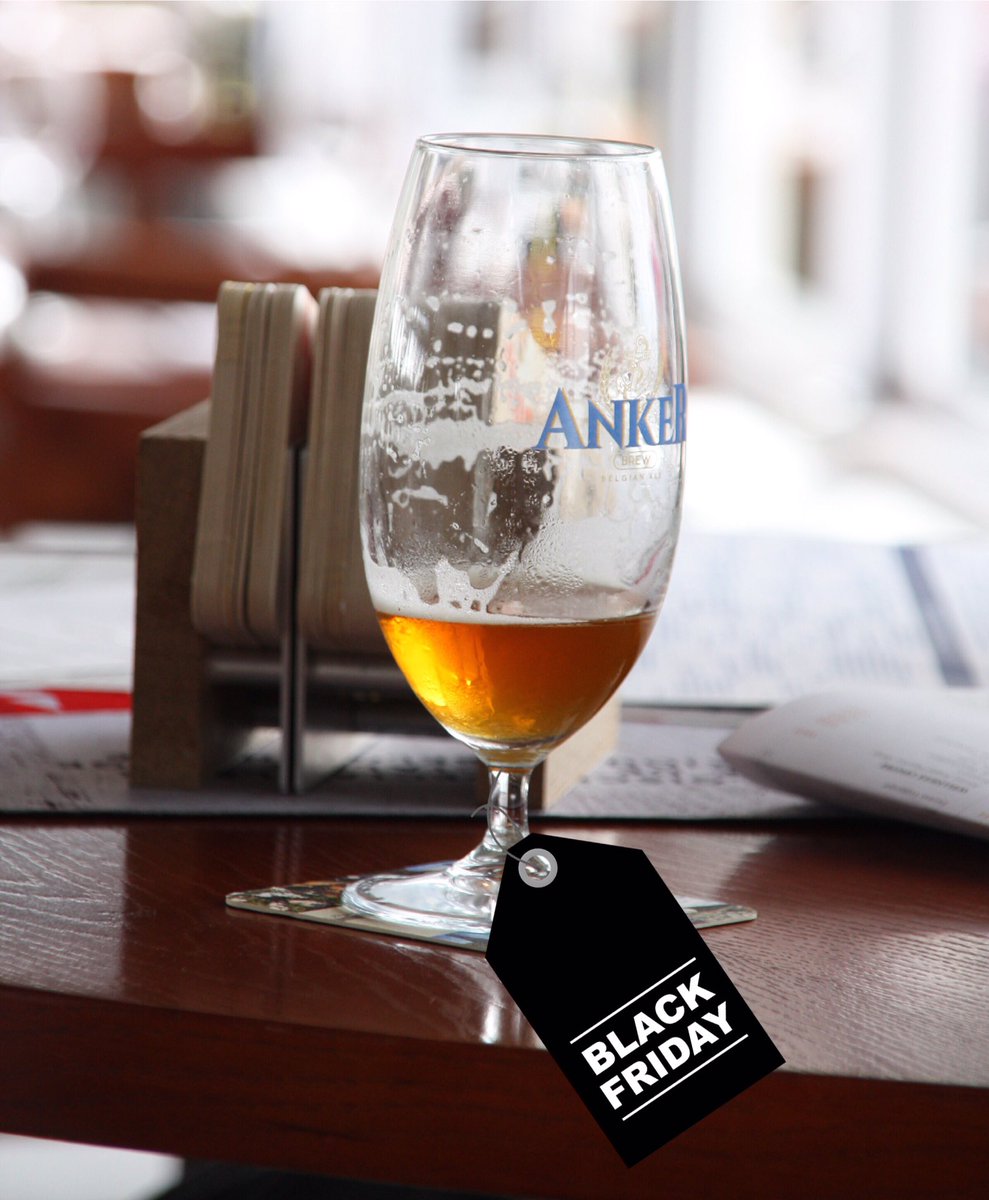 den_anker's tweet photo. Don’t worry, it’ll only be 15ZAR to refill your glass today.
Special ends at 19h00
#DenAnker #BlackFriday #BelgianAle #CraftedbeforeCraft #BeerSpecials https://t.co/WFBaNVf5t0