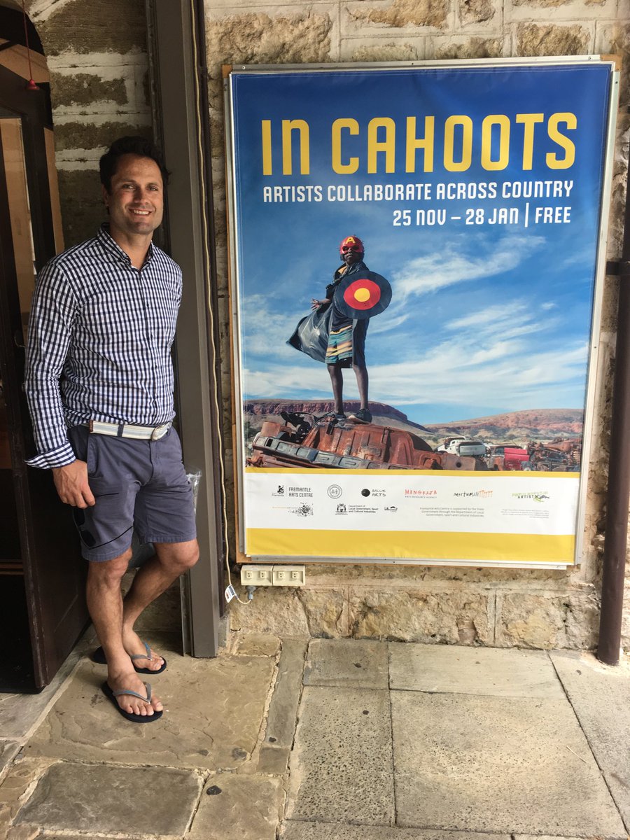 #facincahoots opens tonight 6.30pm at <a href="/FreoArtsCentre/">FremantleArtsCentre</a> looking forward to it #artistscollaborateacrosscountry