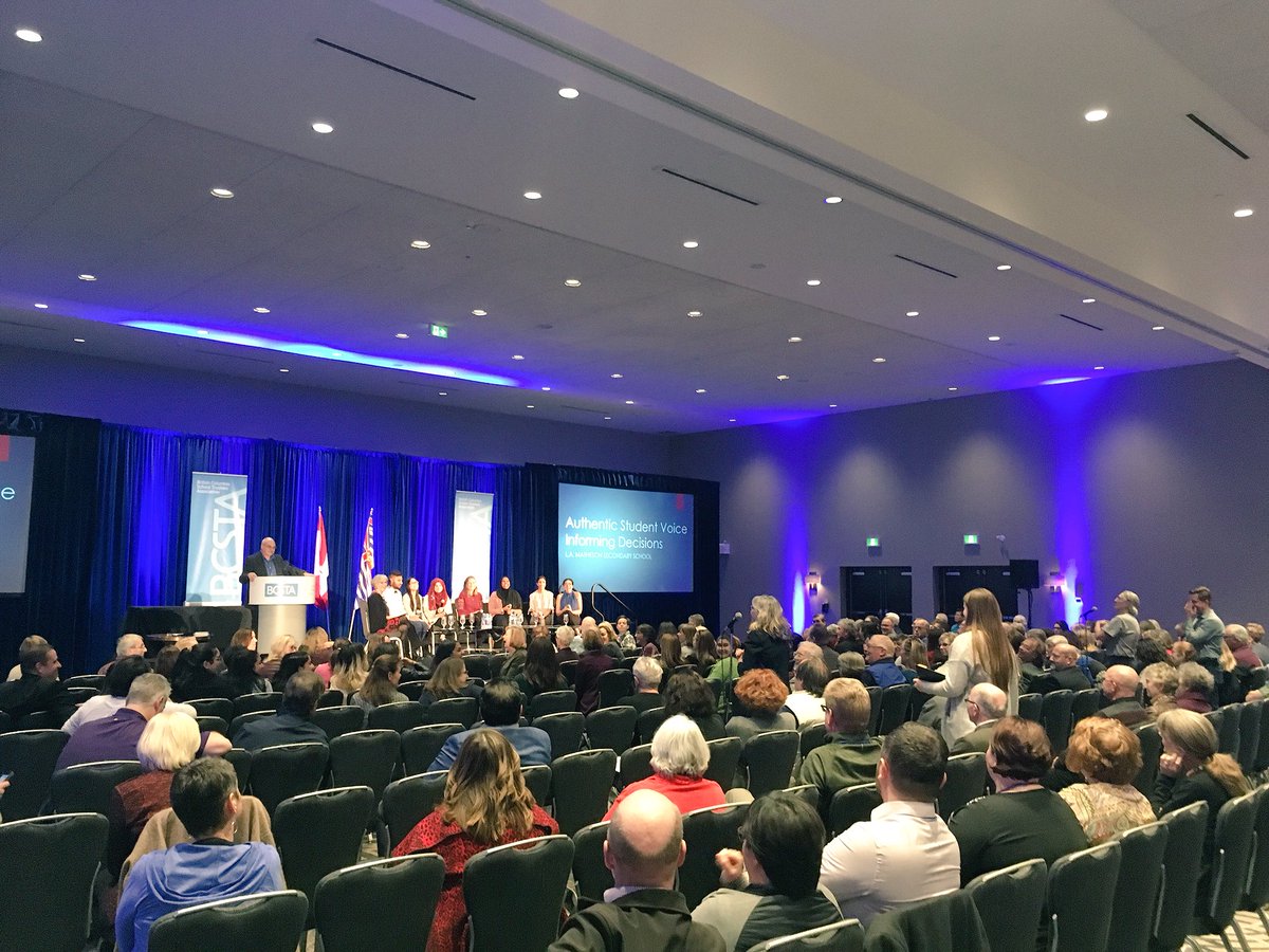 KyleMcKillop's tweet photo. Trustees lining up to ask questions of the Matheson panelists
#lamlearn #sd36learn #bcsta #TrusteeAcademy2017 https://t.co/JUZNqtD5bj