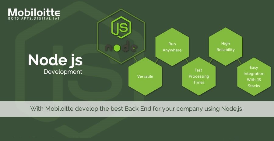 Mobiloitte's tweet image. Node.JS Development: Explore our extensive experience in delivering high-quality #apps using #Nodejs goo.gl/9Mz7FQ