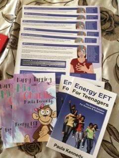 CompSuppTeamUK's tweet photo. EFT books and instruction leaflet for self care especially made by our team member Paula Kennedy. You can find them at the Youth Health and Wellbeing Event. #CSTUK #GrenfellTower # EFT #ChildbereavementUK #complementary therapy https://t.co/544c7SdlIr