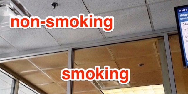 thisisinsider's tweet photo. This photo of an airport smoking section shows the disgusting damage caused by cigarettes
https://t.co/txXFQUaJPH https://t.co/FPWv95Zqm9