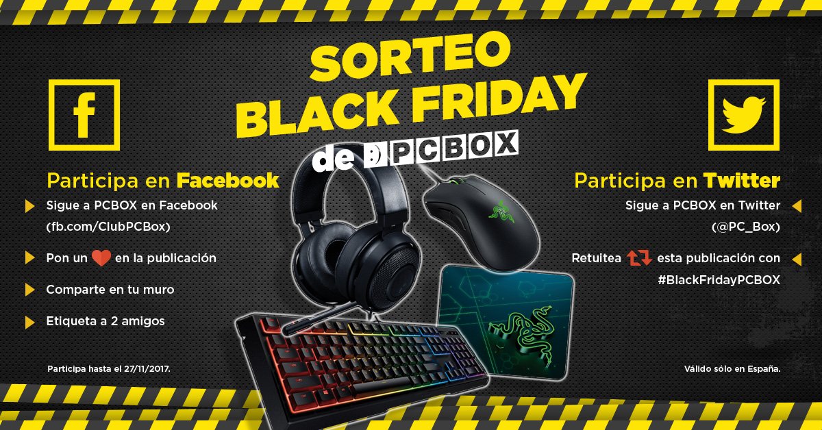 PCBOX_SABADELL's tweet photo. #BlackFridayPCBOX https://t.co/OYWDDLdeuC