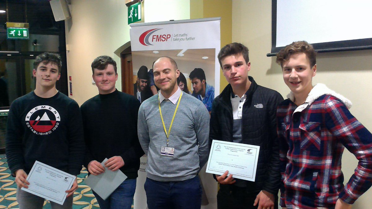 MrBarkerMaths's tweet photo. Massive well done to our @BrineLeas team who absolutely nailed the @UKMathsTrust Senior Team Challenge last night and were winners of the Keele shield. Very proud! Better photo with the shield and open eyes to follow ... #mathsftw https://t.co/qg0sMtfFcl