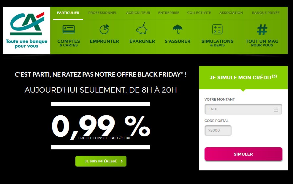 Groupe Credit Agricole No Twitter Le Creditagricole Pret Pour Le Blackfriday On Imagine Que Vous Aussi Https T Co Vv77ns8zqu
