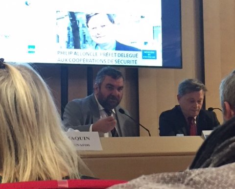 Journée professionnelle UNAFOS, 23/11/17 - Philip ALLONCLE, Délégué aux Coopérations de Sécurité, confirme l'entrée en vigueur du MAC au 1er janvier 2018.