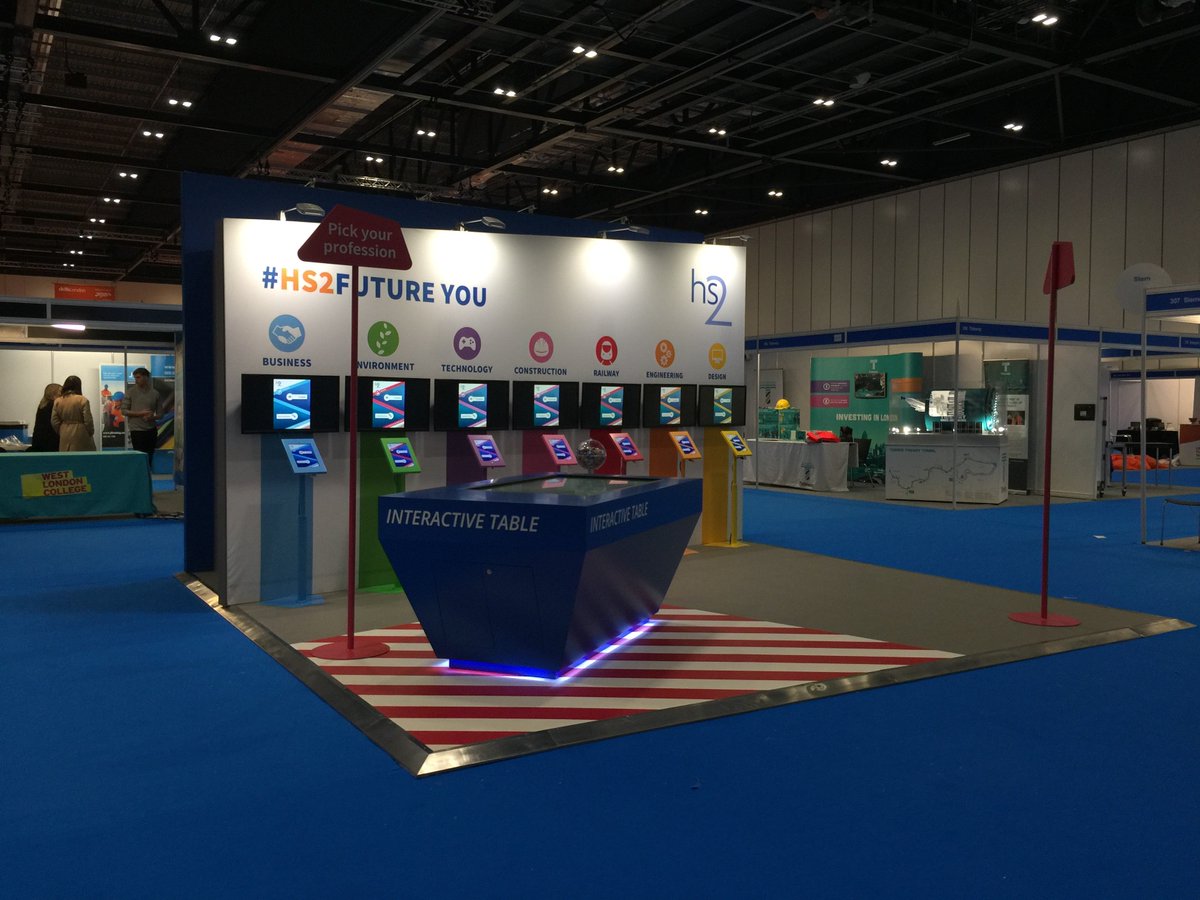 BrayLeinoEvents's tweet photo. Showtime at the #skillsshow17 at @ExCeLLondon - great to be here delivering the fantastic @HS2ltd stand! If you are at the show be sure to stop by and find out about the varied career options available with HS2! #HS2futureyou https://t.co/fljWMYsbQY