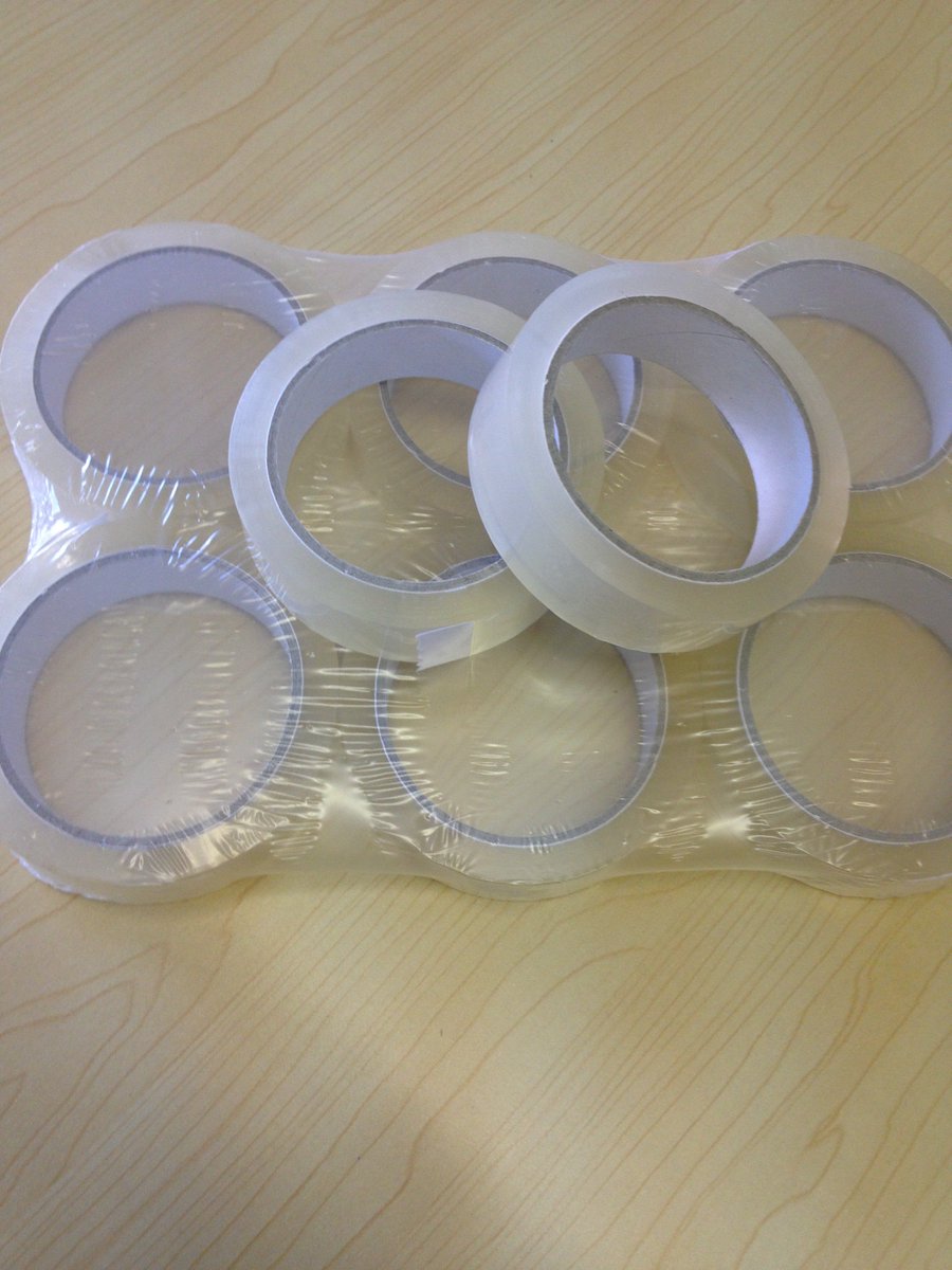 Tickitape's tweet photo. ****SPECIAL CHRISTMAS OFFER****
6 rolls 25mm x 66M Clear Tape 
ONLY £2.10 for all 6 rolls
Pop into our Trade Counter, Bone Lane or call 01635 39302 #BARGAIN #Tape #ChristmasPresents #Tickitape #Itsawrap #wrappingpaper #Christmas https://t.co/cyR8cPYzCP