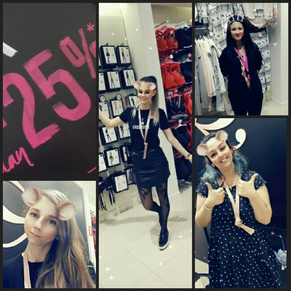 Black Friday at #HKMGenk means a 25% discount on our entire collection. Need any help? Our lovely lingerista's are ready to give you the perfect hkm look <a href="/HeidiBeek/">Heidi van der beek</a> <a href="/KatrienPanis/">Katrien Panis</a> <a href="/Francesjanssens/">AmberFrancesJanssens</a>