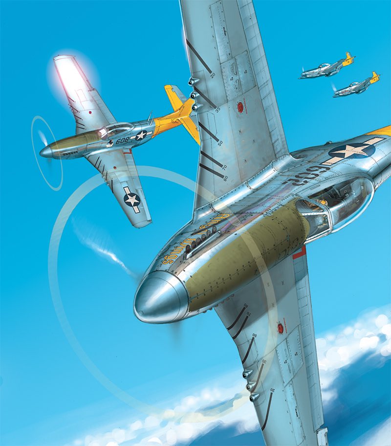 Sunshine P-51 #angelwings #romainhugault #bd #aviation #ww2