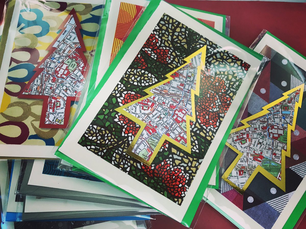 send1frame1's tweet photo. Christmas tree map cards ready for delivery 📦 buy in store @SkinfullAffairs from today and post a little bit of Home #acrossthemiles #christmastree #maps #dublin #madewithlove #sendwithlove #send1frame1 #etsyseller https://t.co/akTneH4OWQ