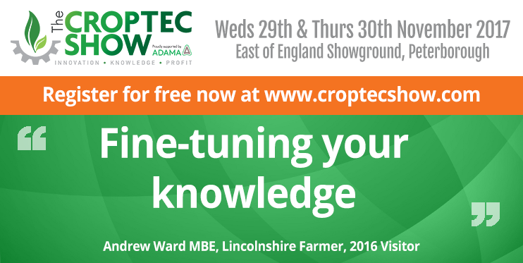 CropTecShow's tweet photo. Fine-tune your knowledge in the #CropTec17 seminar hall - hear from leading experts on the newest regulations, releases and techniques https://t.co/qZ8FiJFvNG https://t.co/mmDQGFQsVX