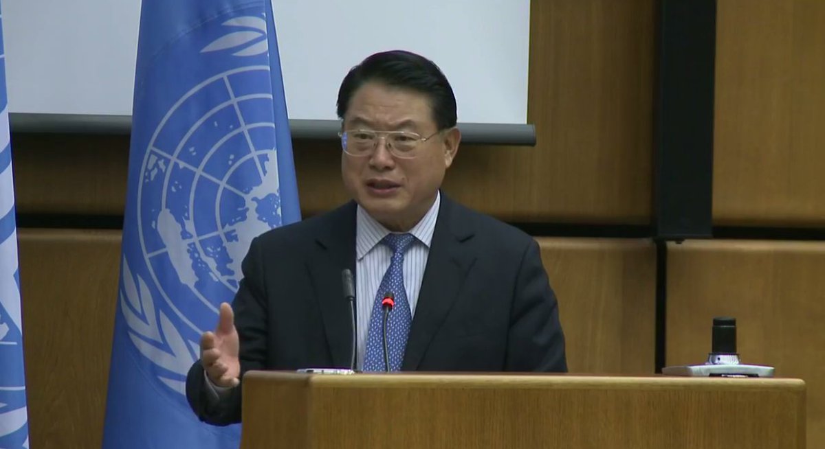 UNIDO's tweet photo. Setting up or strengthening a Quality Infrastructure System is one of the most positive & practical steps that a developing nation can take on the path to a thriving economy; as a basis for #prosperity, health and well-being! Our DG LI speaks at #LDC2017 Ministerial Conference https://t.co/co3kb5dqM7