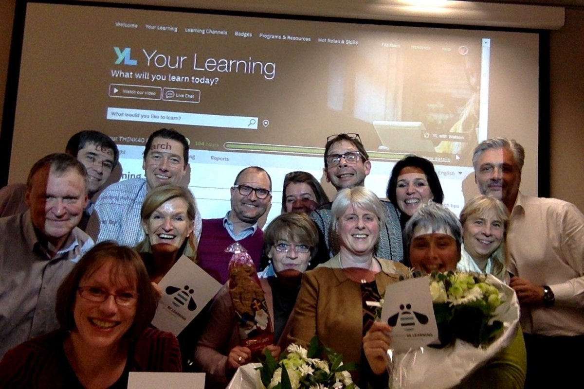 TineDaelman's tweet photo. Inspiring people to use Your Learning to the full #alwaysBelearningatIBM #lovetherecognition #Employeeofthemonth #IBMBelgium #BEluxPubCom https://t.co/V0eC9mqfCA