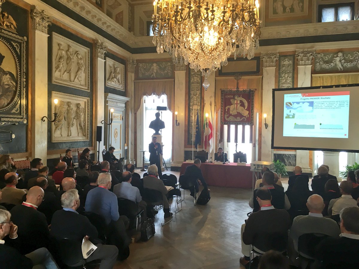 GenovaSmartWeek's tweet photo. La gestione delle informazioni energetiche per l’ottimizzazione di consumi e contratti d’acquisto | Renato Sanna presenta i piani di @Leonardo_IT #GSWeek2017 https://t.co/zw9q2xEIk6