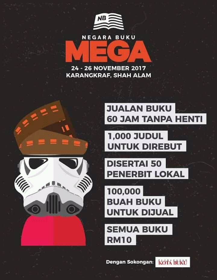 GojiBundy's tweet photo. Boleh cari travelog Goji Bundy di sini. Jualan 60 jam tanpa henti. Nak datang pukul 2 pagi pun boleh. Semua buku RM10. 1000+ judul.

#negarabuku
#negarabukumega 
#negarabuku2017 
#gojibundy 
#bujupojok 
#shahalam https://t.co/qnCjy9OQxv