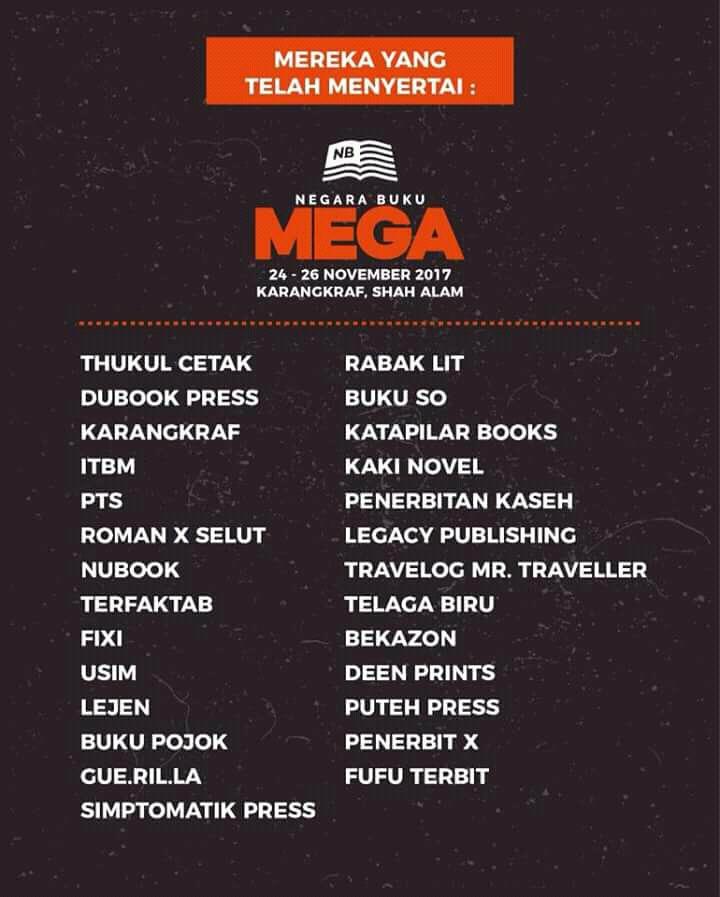 GojiBundy's tweet photo. Boleh cari travelog Goji Bundy di sini. Jualan 60 jam tanpa henti. Nak datang pukul 2 pagi pun boleh. Semua buku RM10. 1000+ judul.

#negarabuku
#negarabukumega 
#negarabuku2017 
#gojibundy 
#bujupojok 
#shahalam https://t.co/qnCjy9OQxv