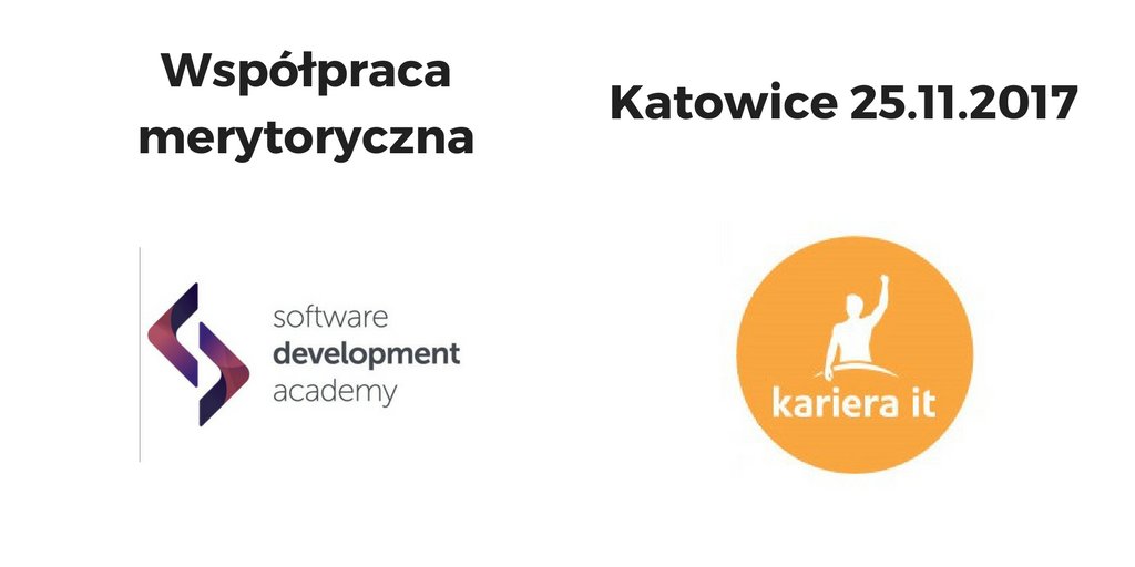 kariera_IT's tweet image. Na wydarzeniu będzie obecna też #softwaredevelopmentacademy - nasz Partner Merytoryczny. Więcej informacji: bit.ly/2hH9dwr