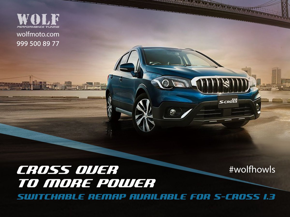 WolfRemap's tweet photo. Switchable Remap now available for #S-Cross 1.3
S-Cross 1.3 has exquisite design to go with smart hybrid technology. Now make it even better by getting switchable #remaps from Wolf Moto. Visit: https://t.co/wwgfIxL5oD

#wolfhowls https://t.co/MgVCsrAz3i