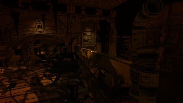 TZKU's tweet photo. Decided to play #HelloBendy cause I wanted to see what was added BEFORE the recent update.. I can Sammy was in the game already, levers didn’t exist yet for boss battles.. But I got the Neighbor to Level 14 WOO! #BATIM https://t.co/yHcampSdDx
