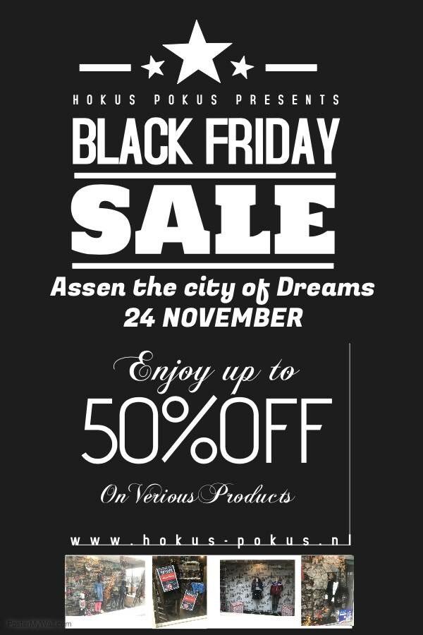 Het gaat lekker op Black Friday! Nog geen Amerikaanse toestanden maar het loopt lekker door.