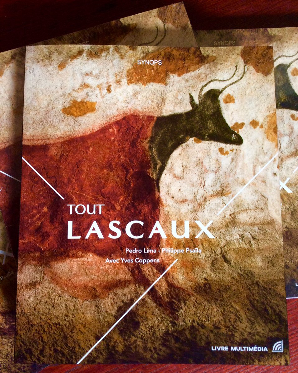 Tout chaud sorti des cartons, voilà notre #ToutLascaux, par @PrehistoTweet avec Yves Coppens! A retrouver dans les bonnes librairies, et @LascauxOfficiel bien-sûr! #VendrediLecture